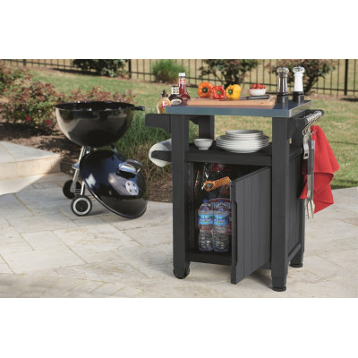 Keter Grilovací stolek UNITY - 105L grafit